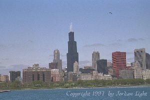 View from the Adler Planetarium